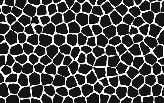 Giraffeprint zwart-wit