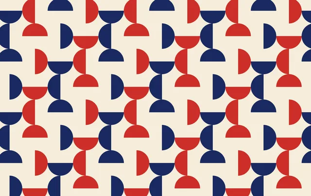 Bauhaus halve cirkels