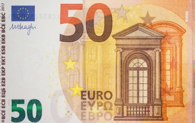 50 Euro - pinpas sticker