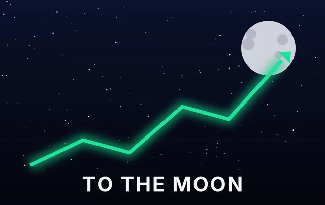 To The Moon - pinpas sticker