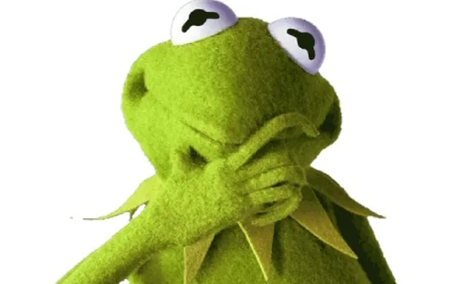 Pas sticker Kermit