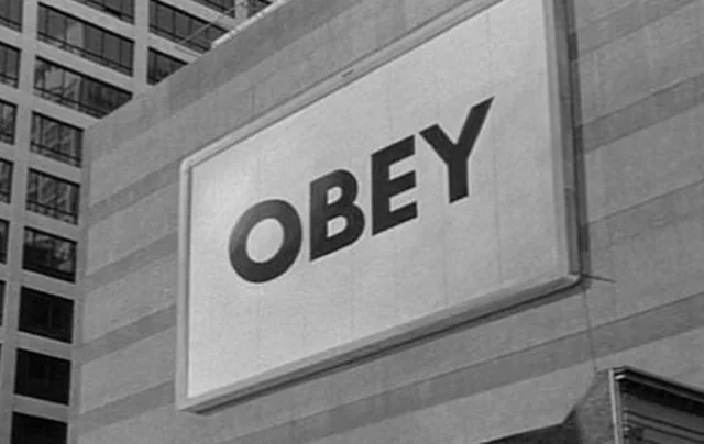 Pas sticker Obey