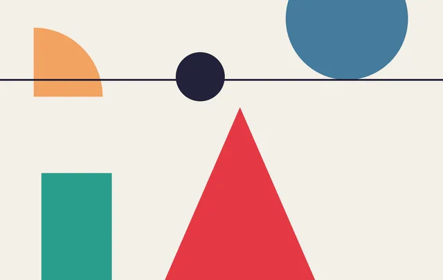 Pas sticker Geometrie