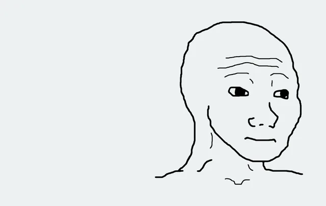 Wojak - pinpas sticker