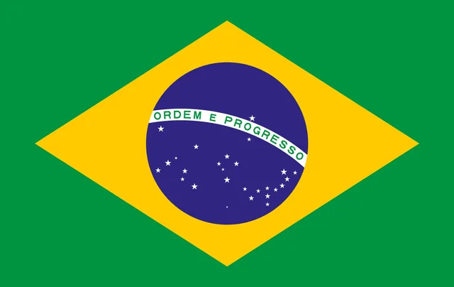 Brazilië - pinpas sticker