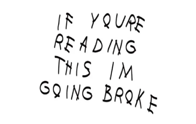 If You’re Reading This I’m Going Broke - pinpas sticker