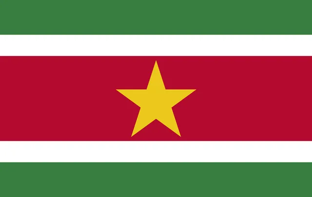 Suriname - pinpas sticker