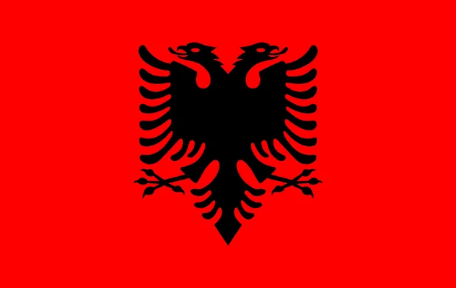 Albanië - pinpas sticker