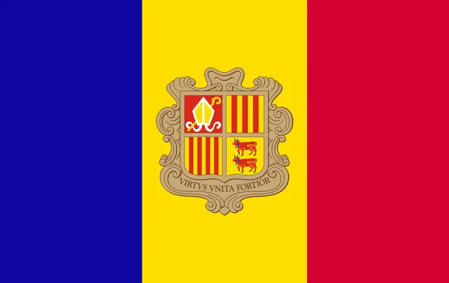 Andorra - pinpas sticker