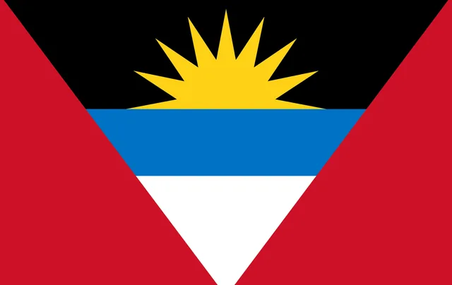 Antigua en Barbuda - pinpas sticker
