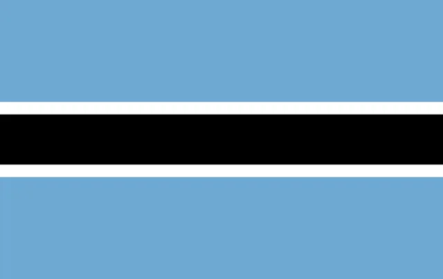 Botswana - pinpas sticker