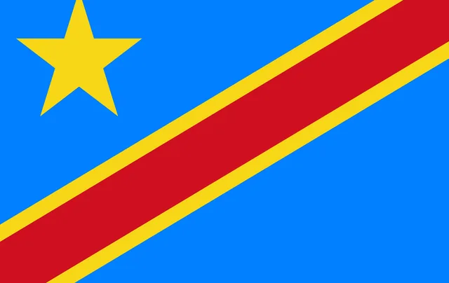 Congo (DRC) - pinpas sticker