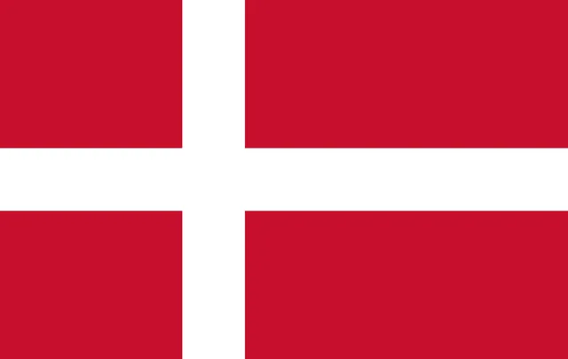 Denemarken - pinpas sticker