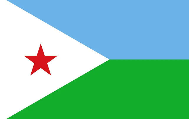 Djibouti - pinpas sticker