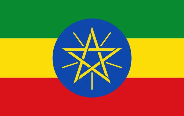 Ethiopië - pinpas sticker