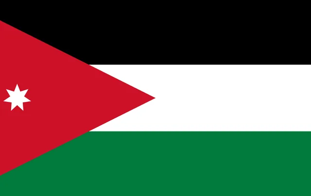 Jordanië - pinpas sticker