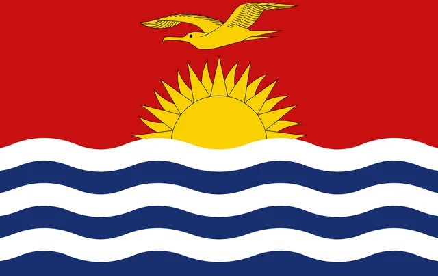 Kiribati - pinpas sticker