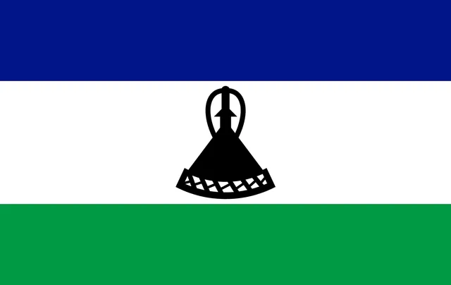 Lesotho - pinpas sticker