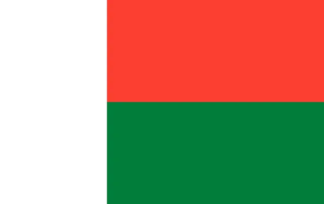 Pas sticker Madagaskar