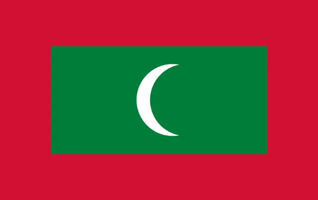 Maldiven - pinpas sticker