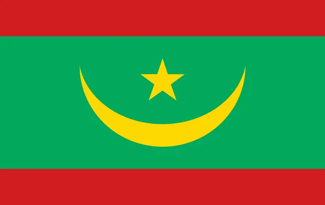 Mauritanië - pinpas sticker