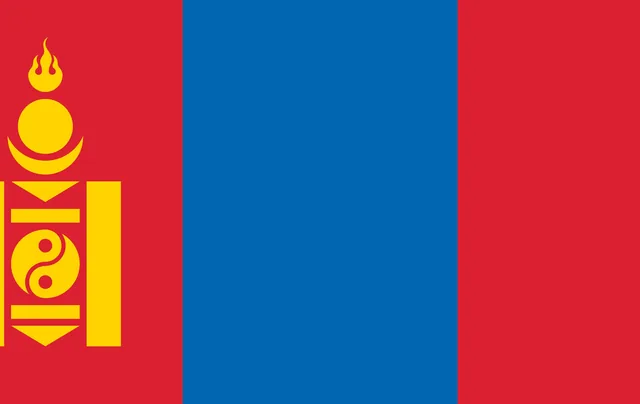 Mongolië - pinpas sticker