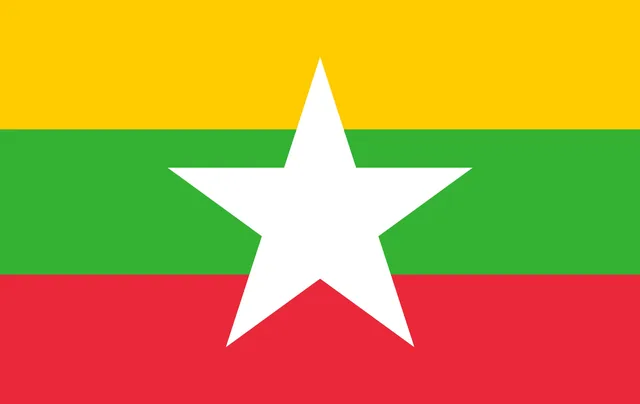 Pas sticker Myanmar