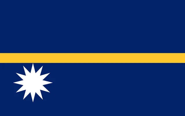 Nauru - pinpas sticker