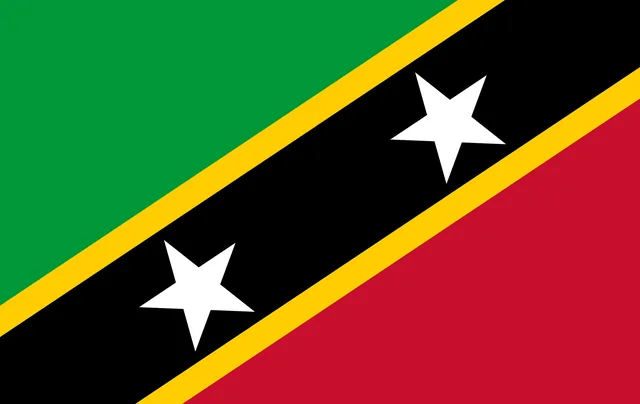 Saint Kitts en Nevis - pinpas sticker
