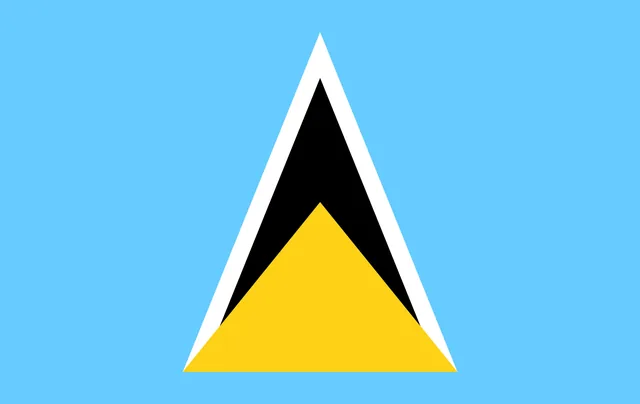 Saint Lucia - pinpas sticker