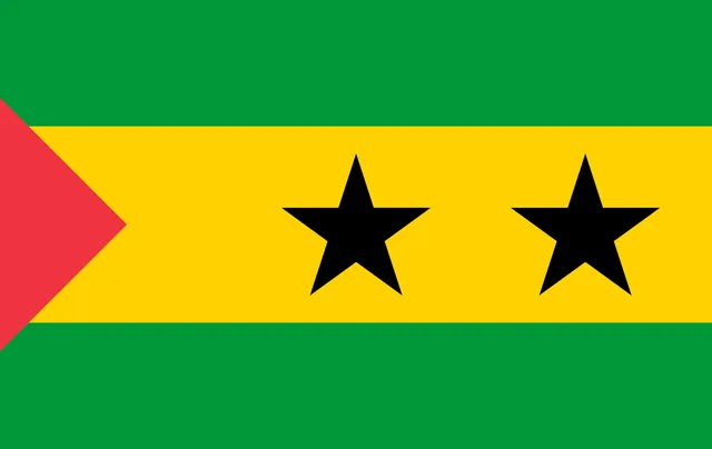 Sao Tomé en Principe - pinpas sticker