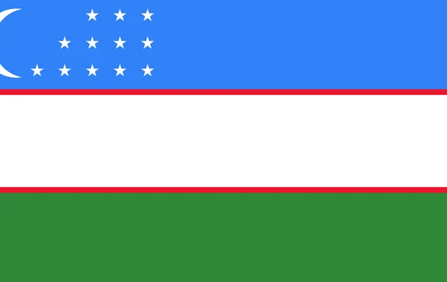 Oezbekistan - pinpas sticker