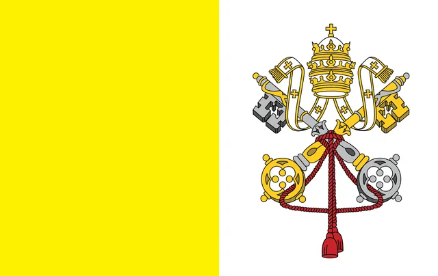 Vaticaanstad - pinpas sticker
