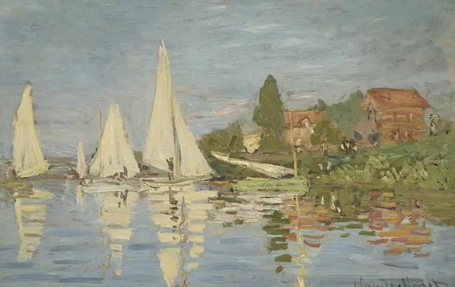 Regatta bij Argenteuil - pinpas sticker