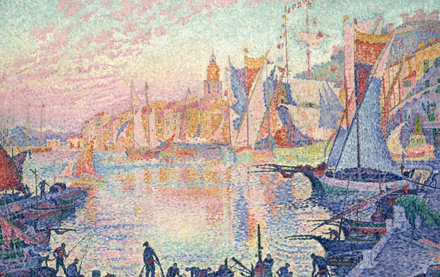 De haven van Saint-Tropez