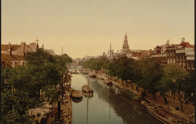 Pas sticker Amsterdam rond 1900