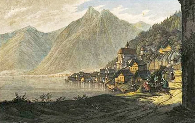 Pas sticker Hallstatt