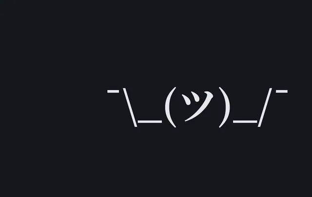 Pas sticker De shrug