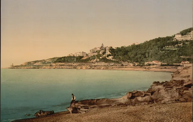 Bordighera rond 1900 - pinpas sticker