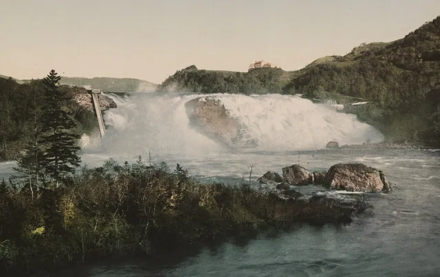 Waterval bij Trondheim - pinpas sticker