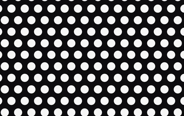 Polka dots zwart