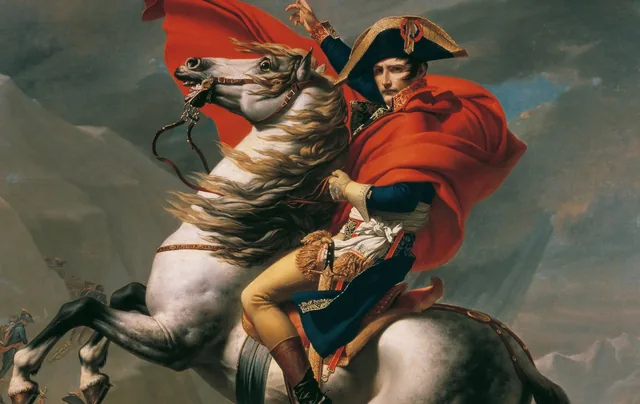 Napoleon over de Alpen
